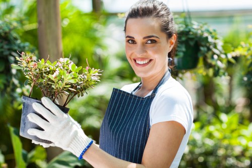 Management reviewing modern slavery controls for a landscaping business